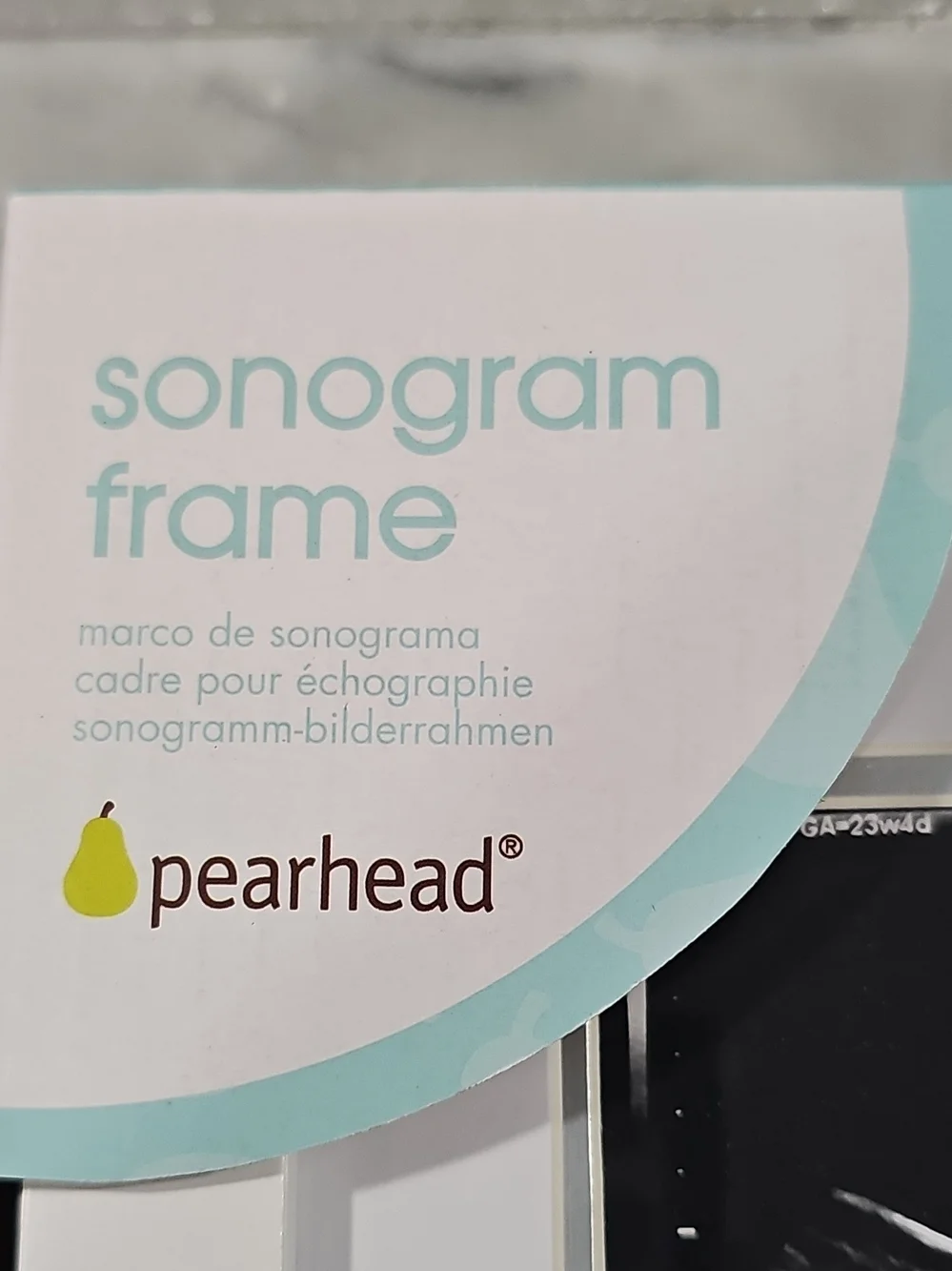 8Pearhead White 'Love at First Sight' Sonogram Picture Frame NIB